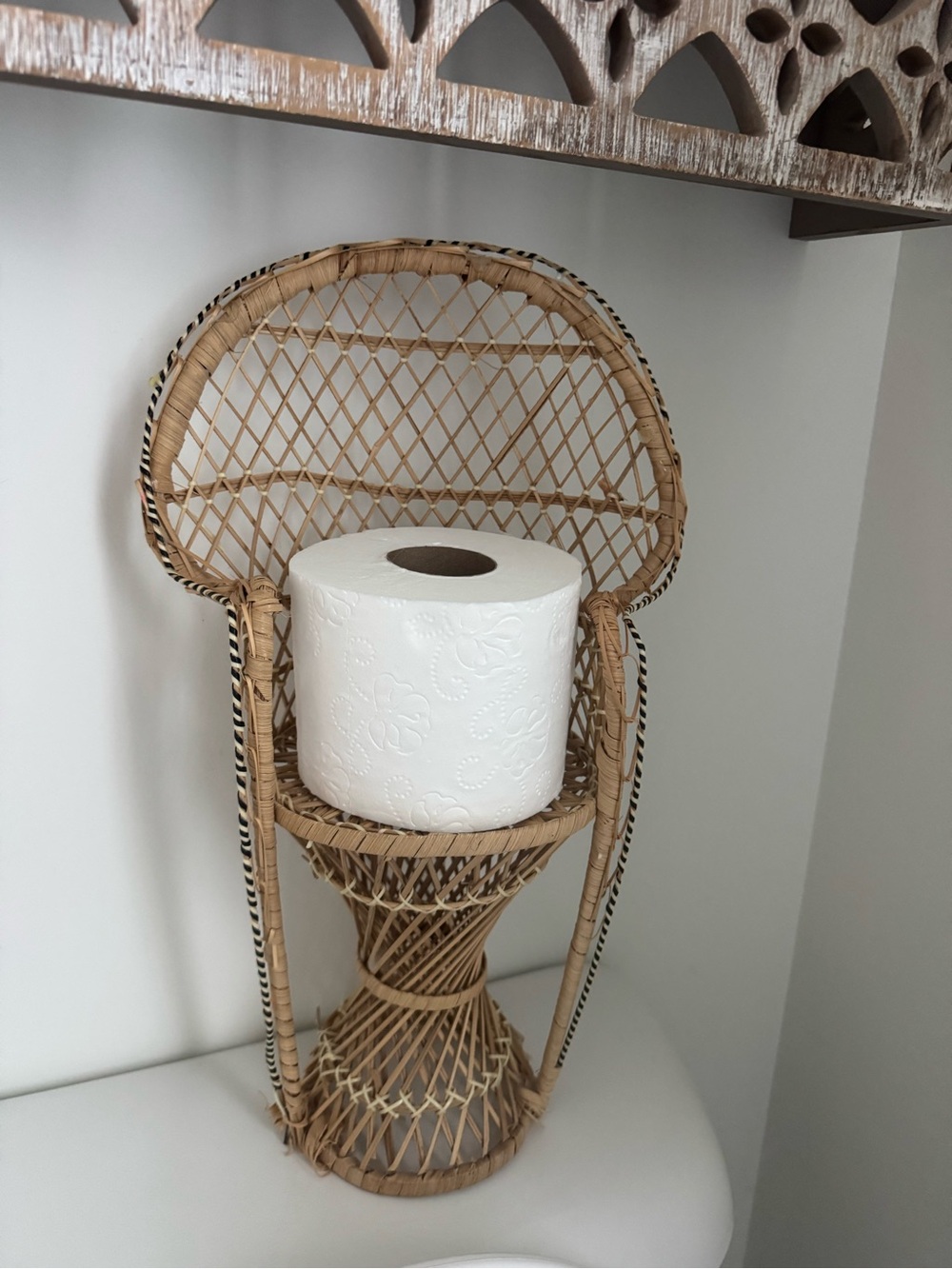 Mini Wicker boho chair - Natural